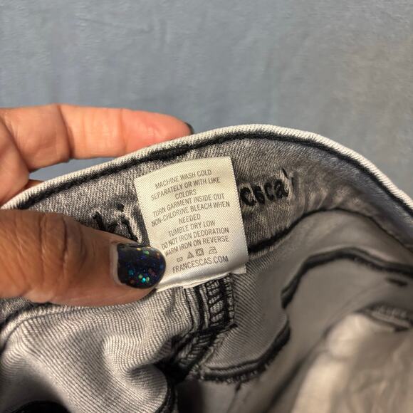 Franki by Francesca’s Girls Gray Star Embellished Jeans Size 14 Y2K Aesthetic - Picture 10 of 10